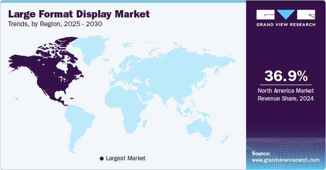 Large Format Display Market Trends, by Region, 2025 - 2030